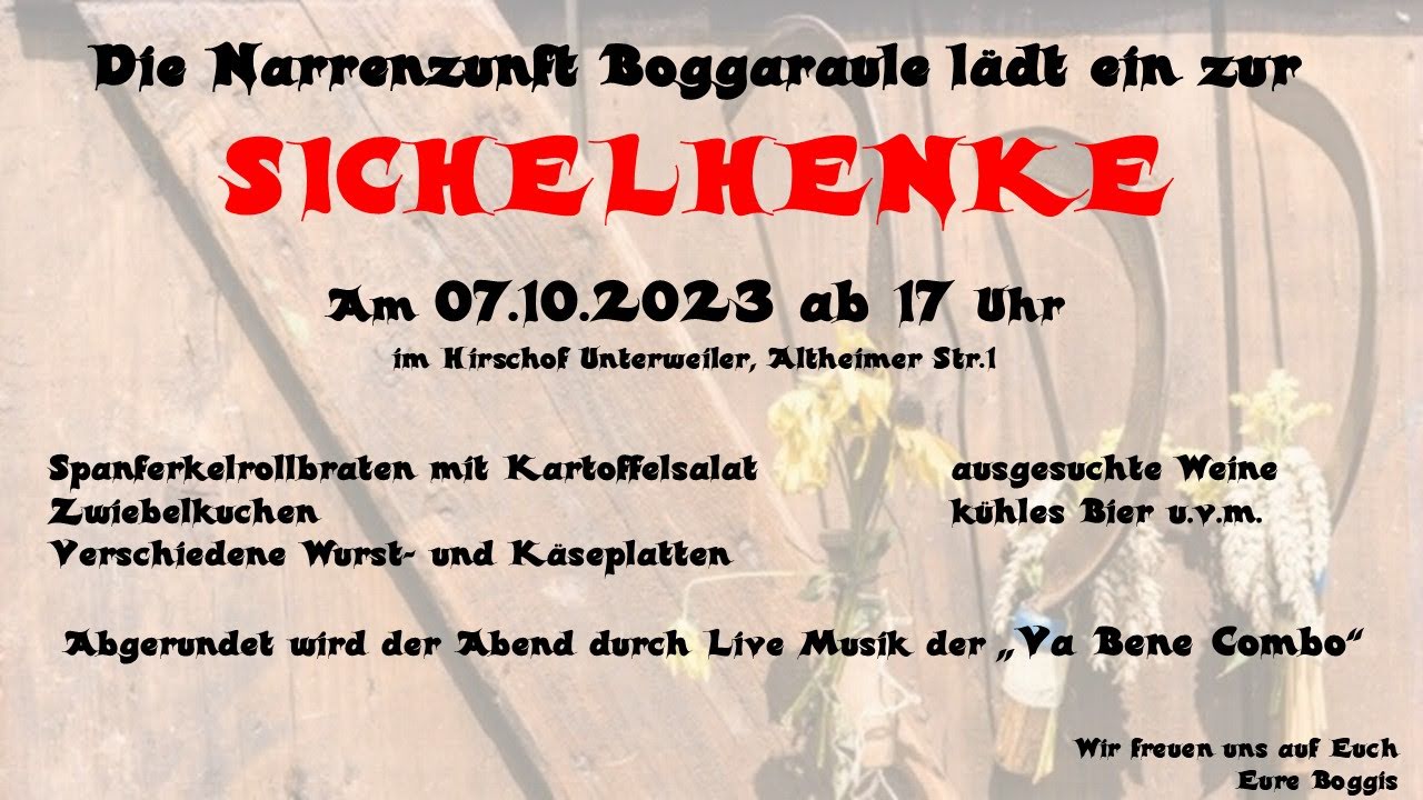 Flyer Sichelhenke 2023